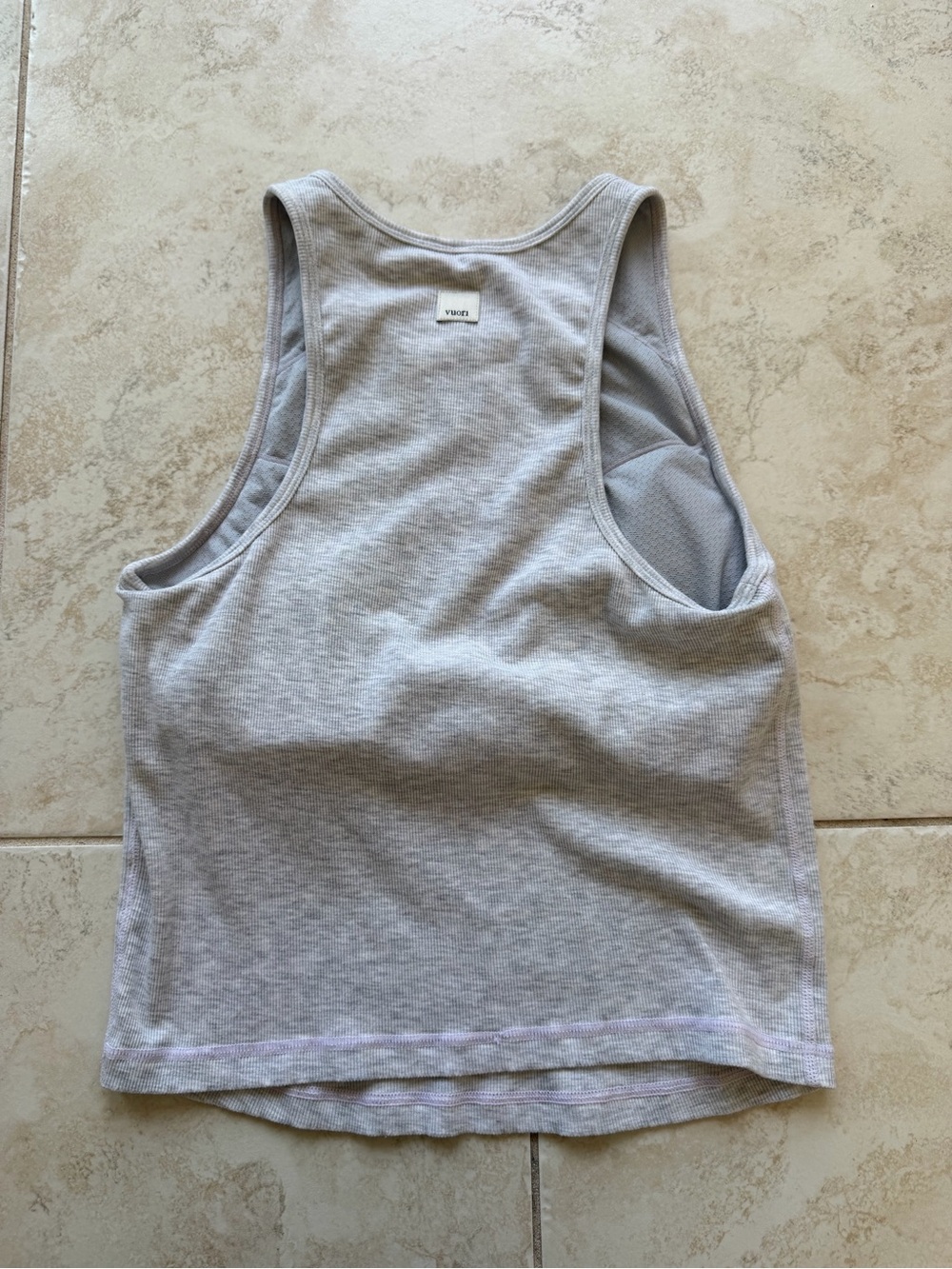 VUORI Ribbed Pose Pylo Tank Racerback - Picture 2 of 3